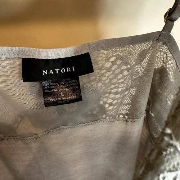Natori Gray Lace Chemise no tag and never been used - Picture 5 of 7